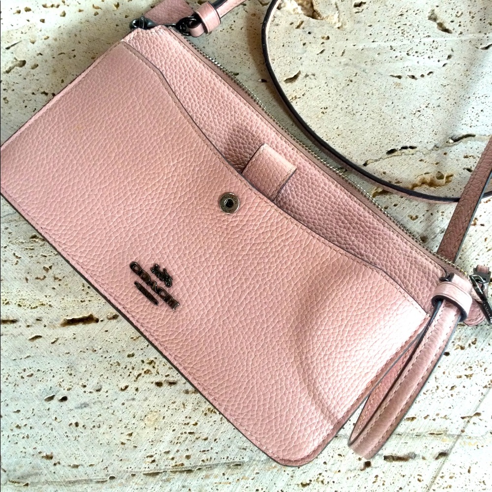 Pink Coach Crossbody bag